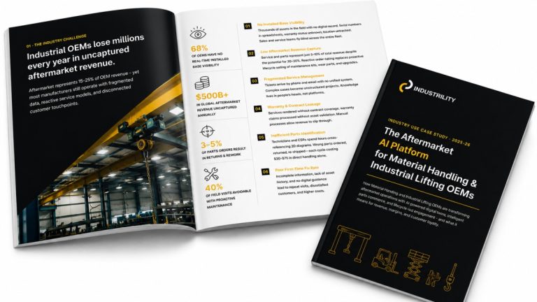 The Aftermarket AI Platform for Material Handling & Industrial Lifting OEMs