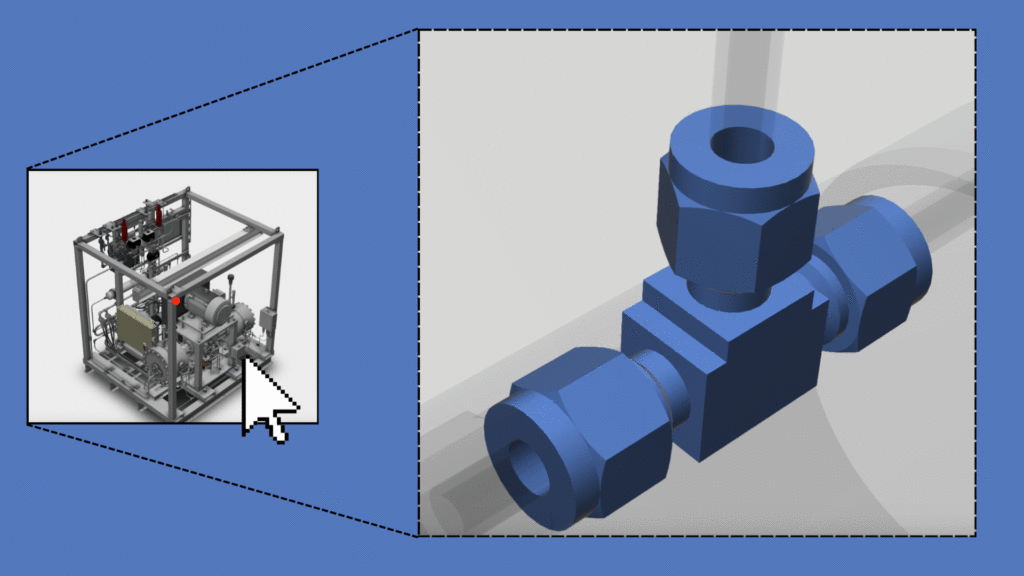 3D parts visualisation