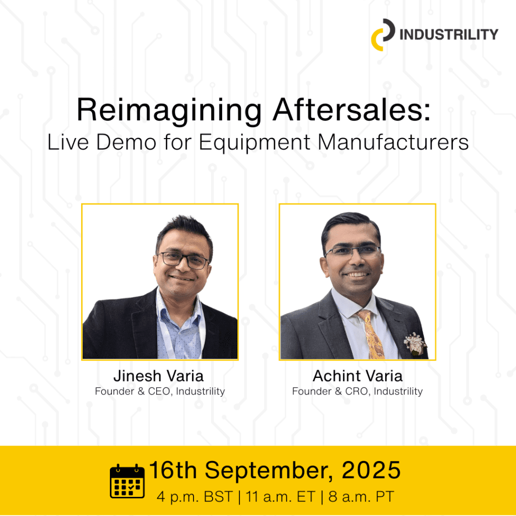 Reimagining Aftersales: Live Demo for Equipment Manufacturers