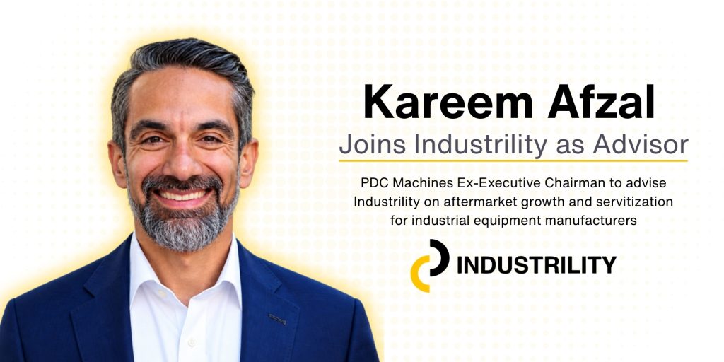PDC Machines Ex-Executive Chairman to advise Industrility on aftermarket growth and servitization for industrial equipment manufacturers